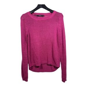 Vero Moda Sweater Womens Size Small Fuschia Pink Long Sleeve 90s Y2K Festival